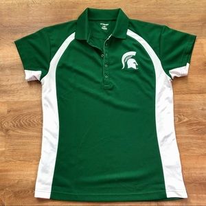 💚 Women’s Tonix Michigan State Spartans Polo 💚